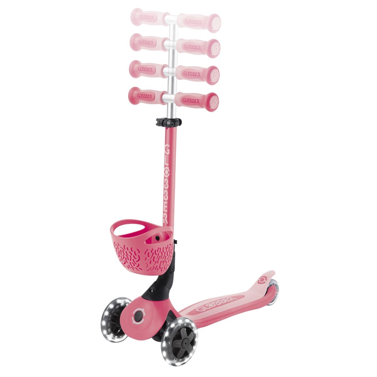Trottinette évolutive GO-UP BABY 360 LIGHTS - Rose Corail 5/7