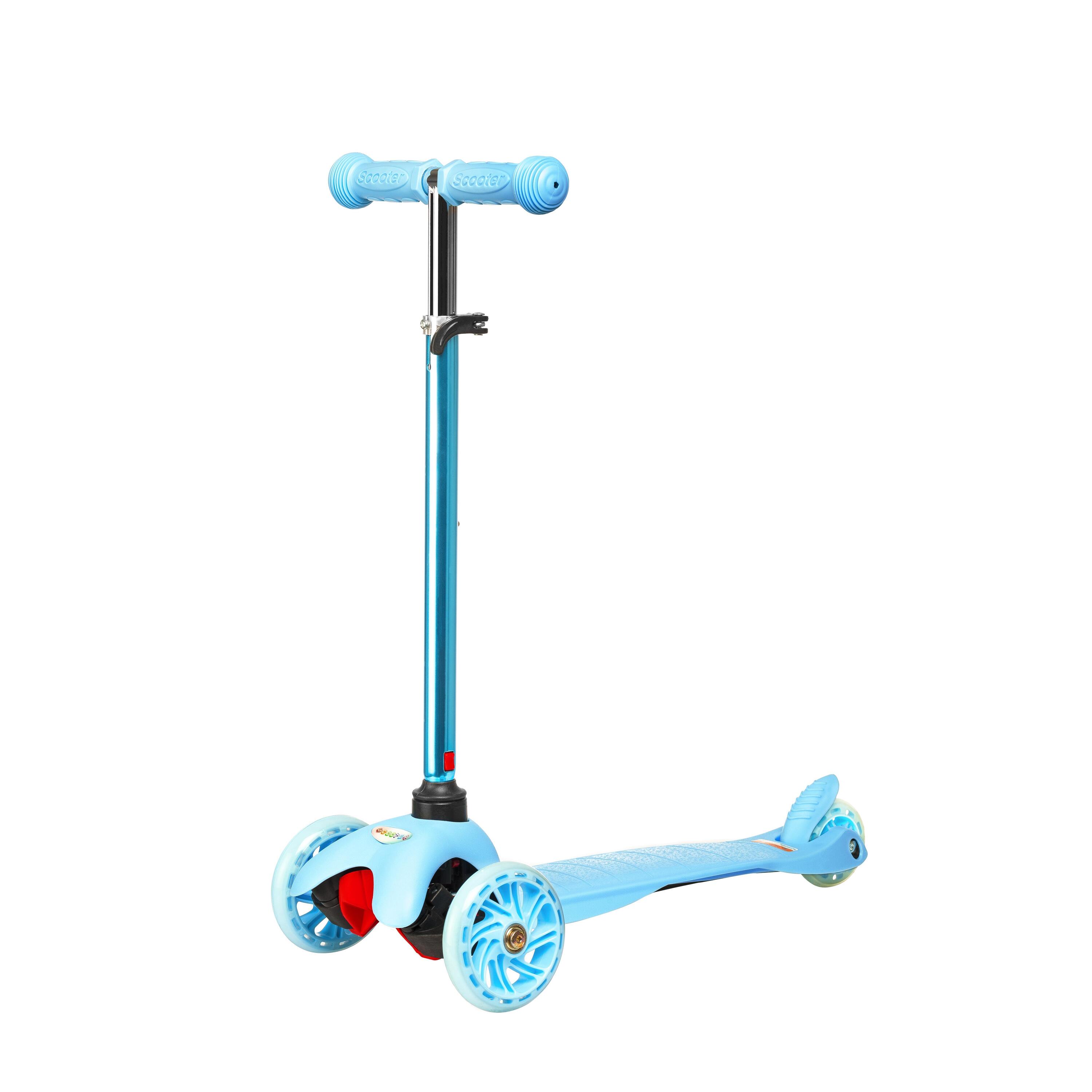 INDIGO SPORTS Patinete 3 Ruedas Infantil hasta 20 Kg BRAVE INDIGO Azul