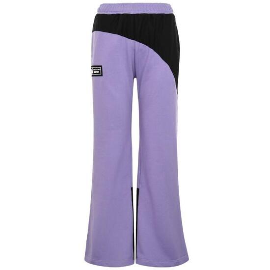 Pantaloni tuta da donna in cotone blu da sport street