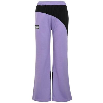 Pantaloni tuta da donna in cotone blu da sport street
