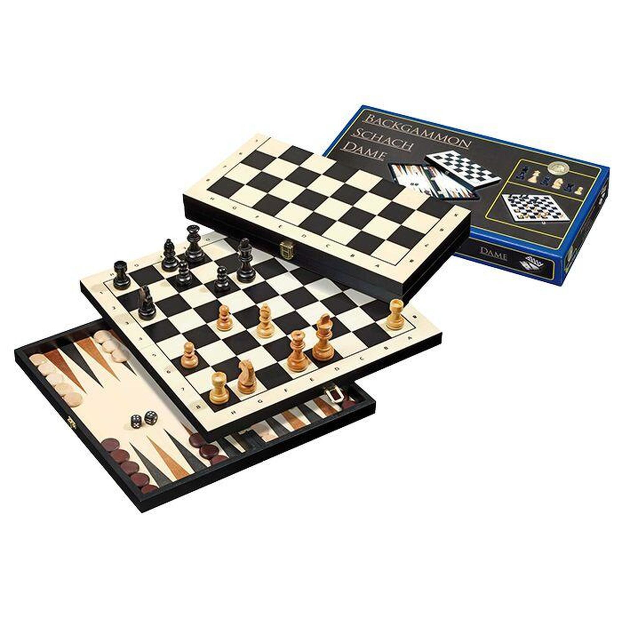 Set Joc sah-table-dame Philos, Multicolor, uni