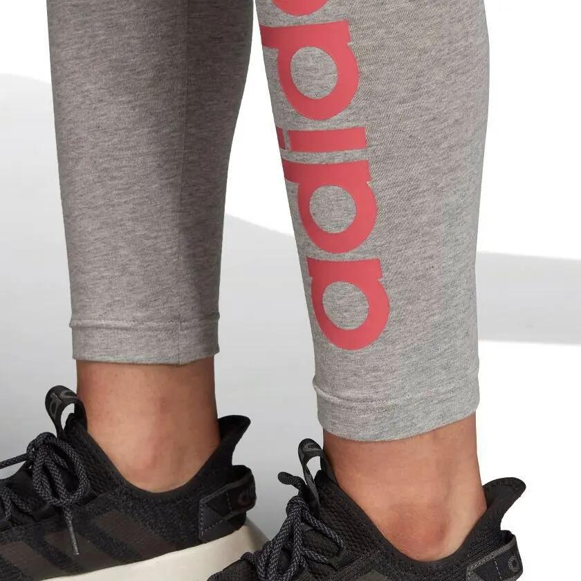 Legginsy damskie do treningu Adidas W Essentials Linear Tight szare 5/5