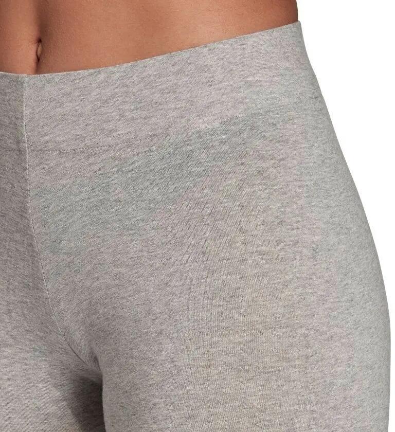 Legginsy damskie do treningu Adidas W Essentials Linear Tight szare 4/5
