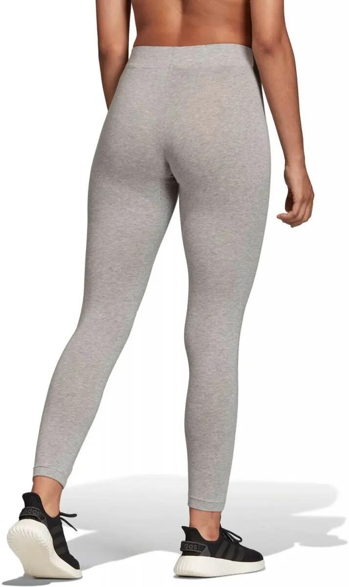 Legginsy damskie do treningu Adidas W Essentials Linear Tight szare 3/5