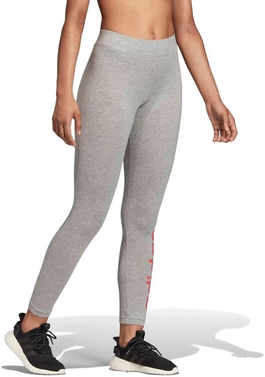 Legginsy damskie do treningu Adidas W Essentials Linear Tight szare 2/5