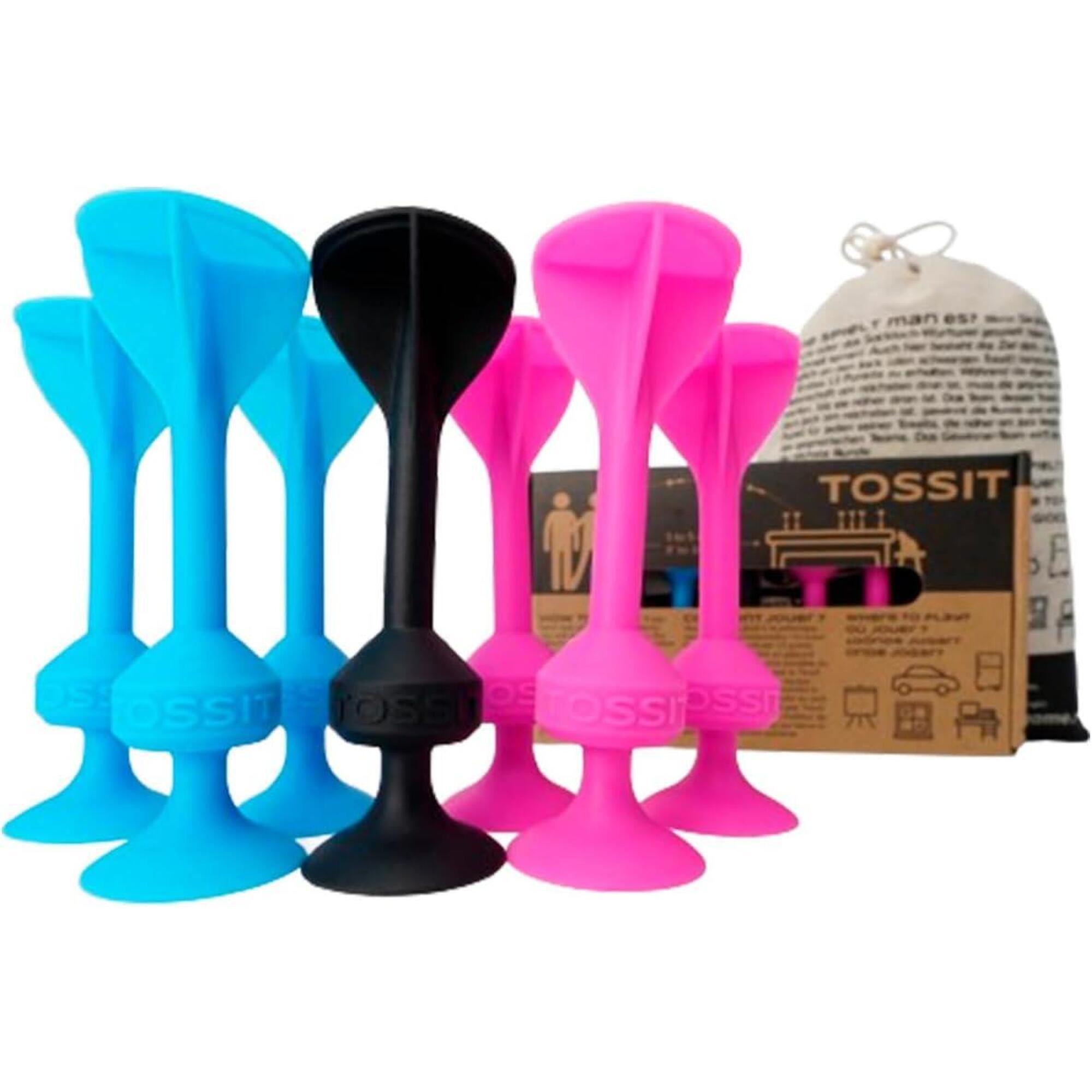 Tossit - Tossit Jeu De Fléchettes À Ventouse En Silicone, Starter Pack, Rose Bleu - Fléchette - Bleu|rose - Taille Unique - Decathlon