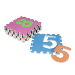 Tapis de Fitness et Exercices Gymnase Puzzle INDIGO Nombres 10 Pièces