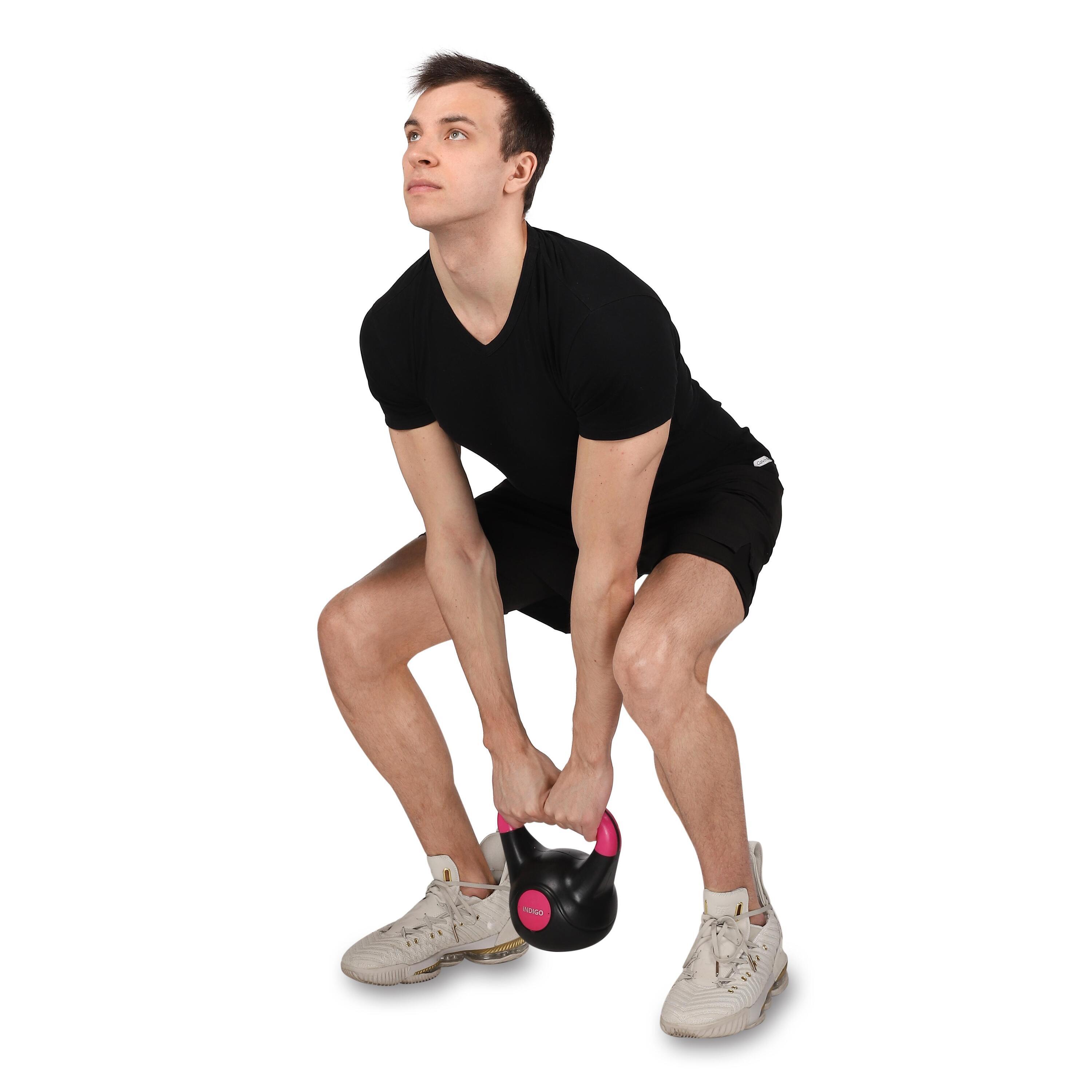 Kettlebell Fitness ergonomisch INDIGO 3/5