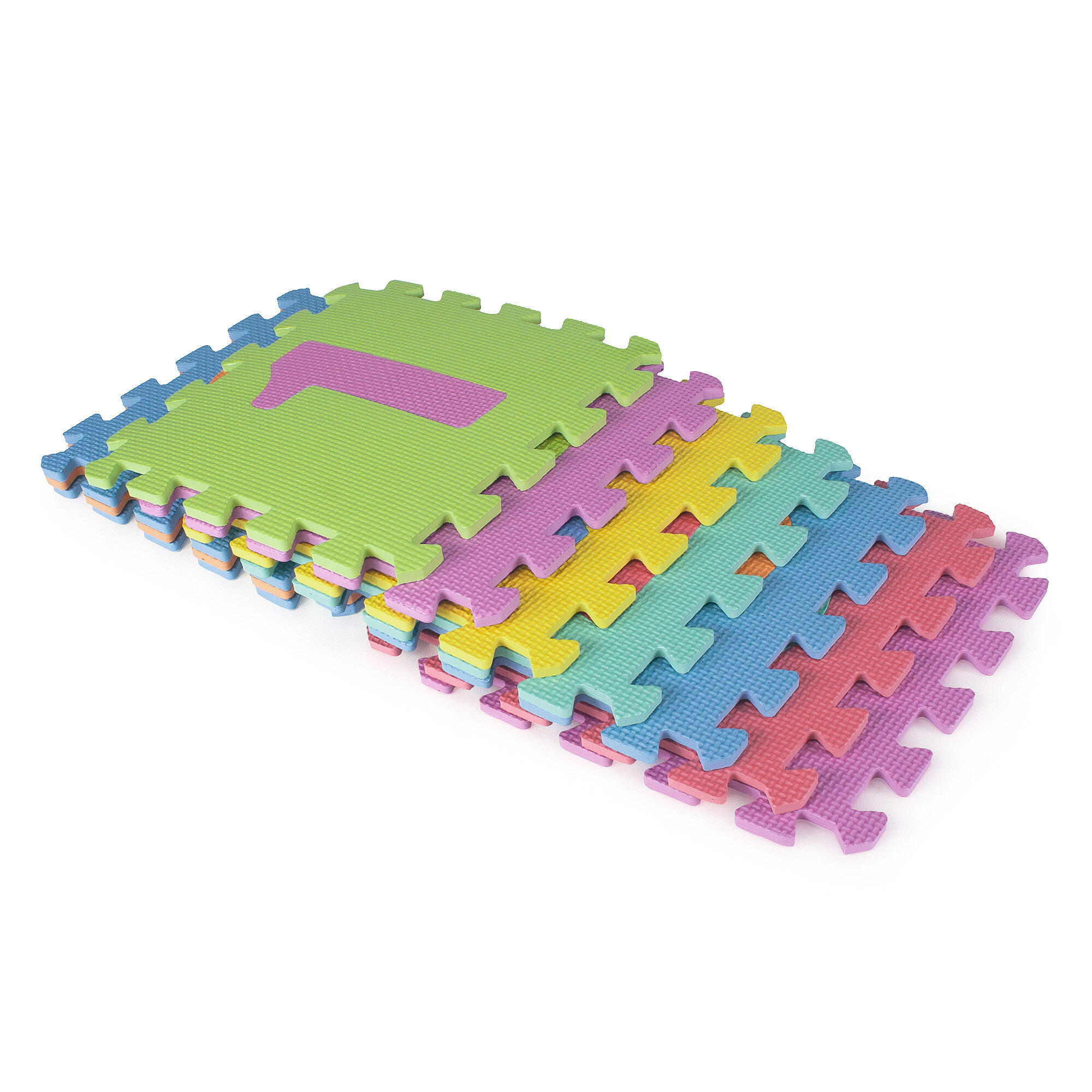 Tapis de Fitness et Exercices Gymnase Puzzle INDIGO Nombres 10 Pièces 3/7