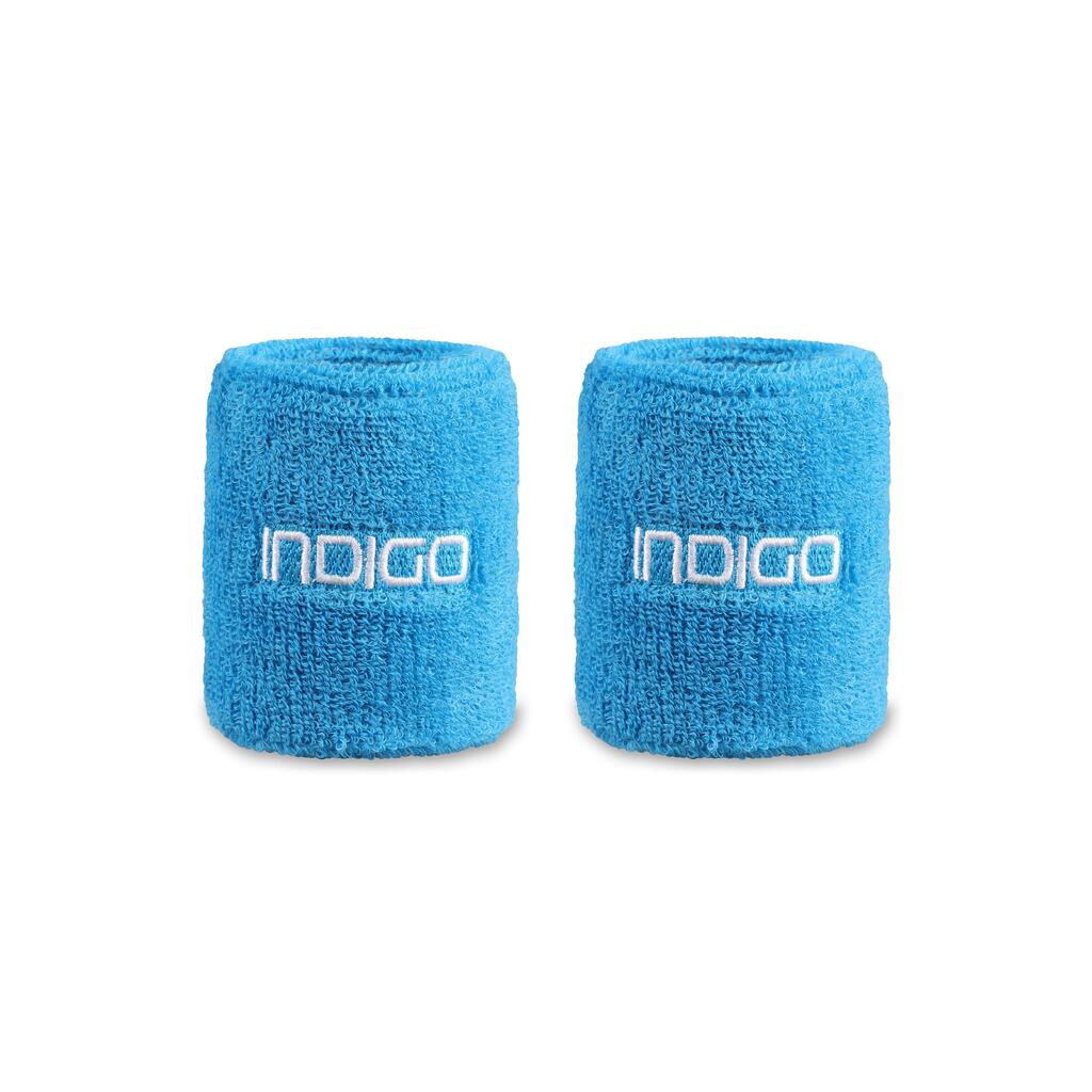 INDIGO Terry Cloth Fitness Wristbands 2-Pack
