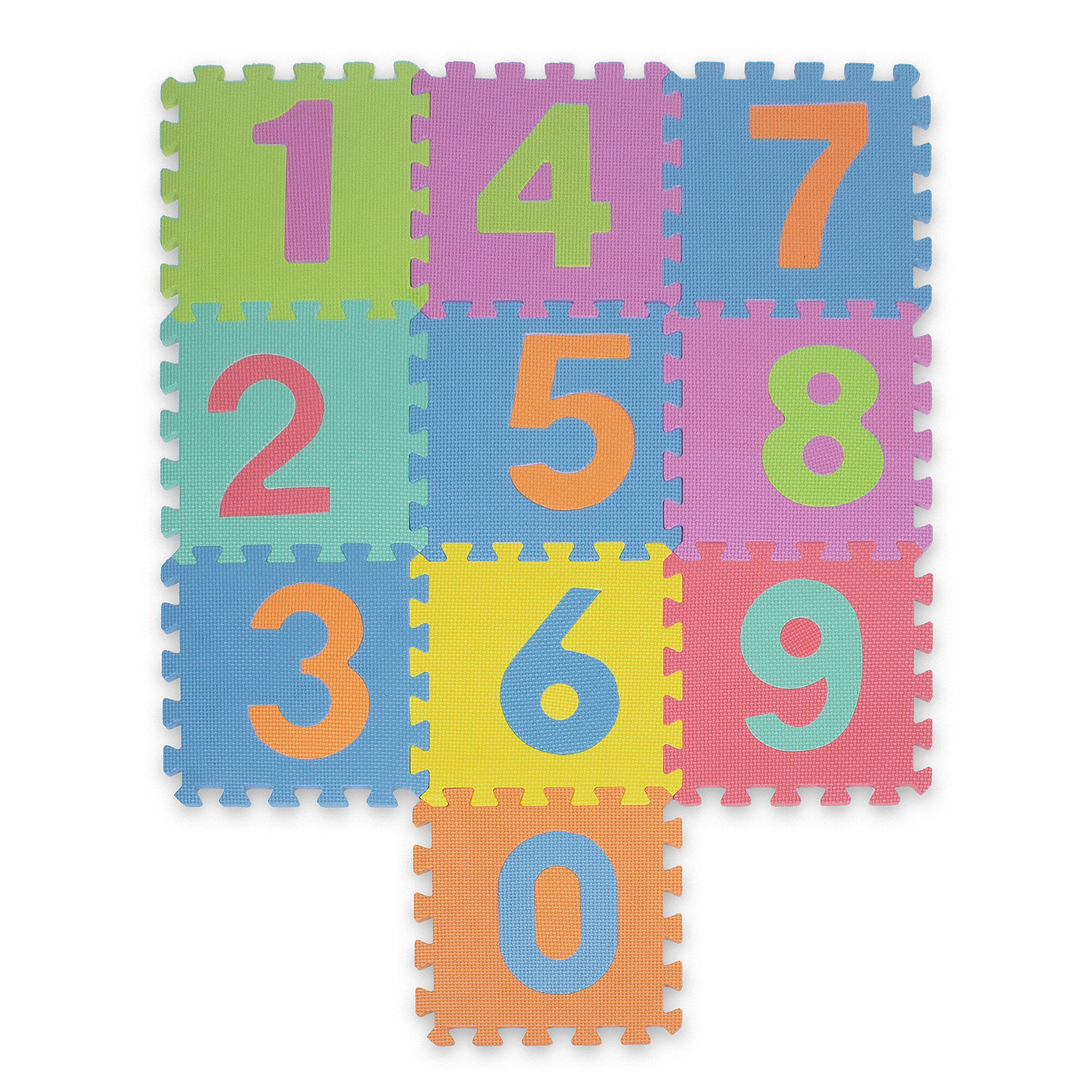 Tapis de Fitness et Exercices Gymnase Puzzle INDIGO Nombres 10 Pièces 7/7