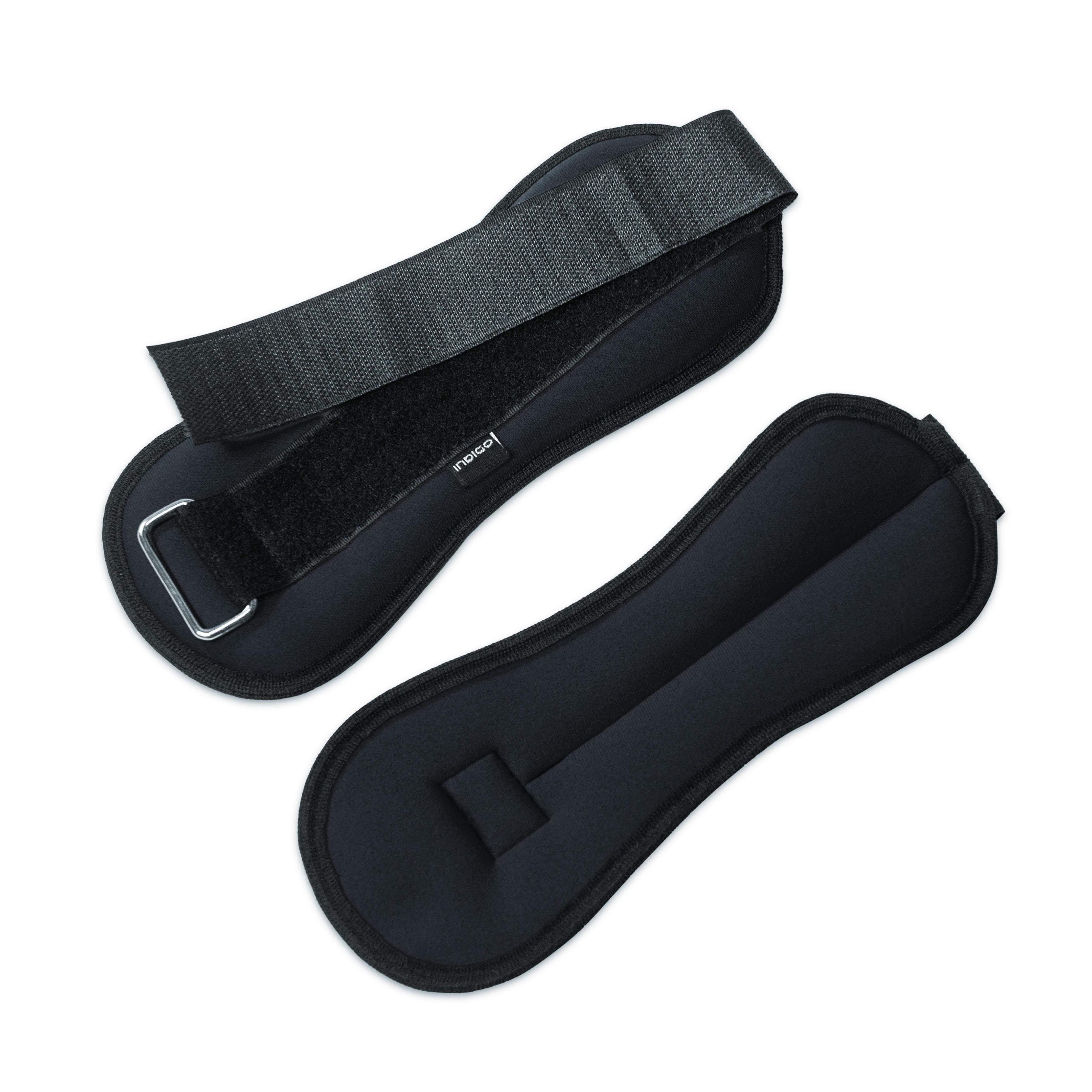 Caneleiras Halteres de Tornozelos e Pulsos CROSS INDIGO 2*1,0 kg Preto