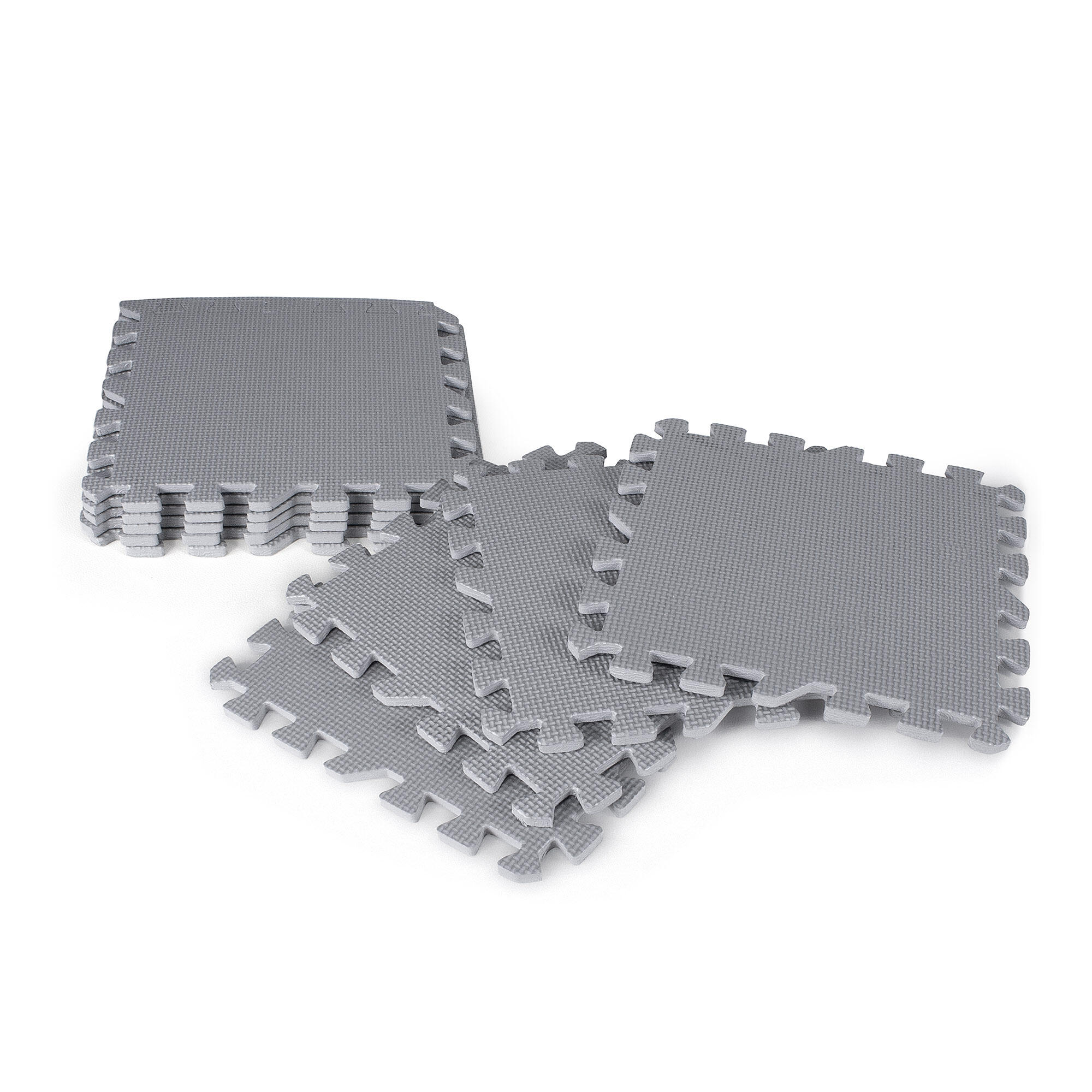 Indigo Sports - Tapis De Fitness Et Exercices Gymnastique Puzzle Indigo 9 Pièces - Tapis De Fitness - Gris - Taille Unique - Decathlon