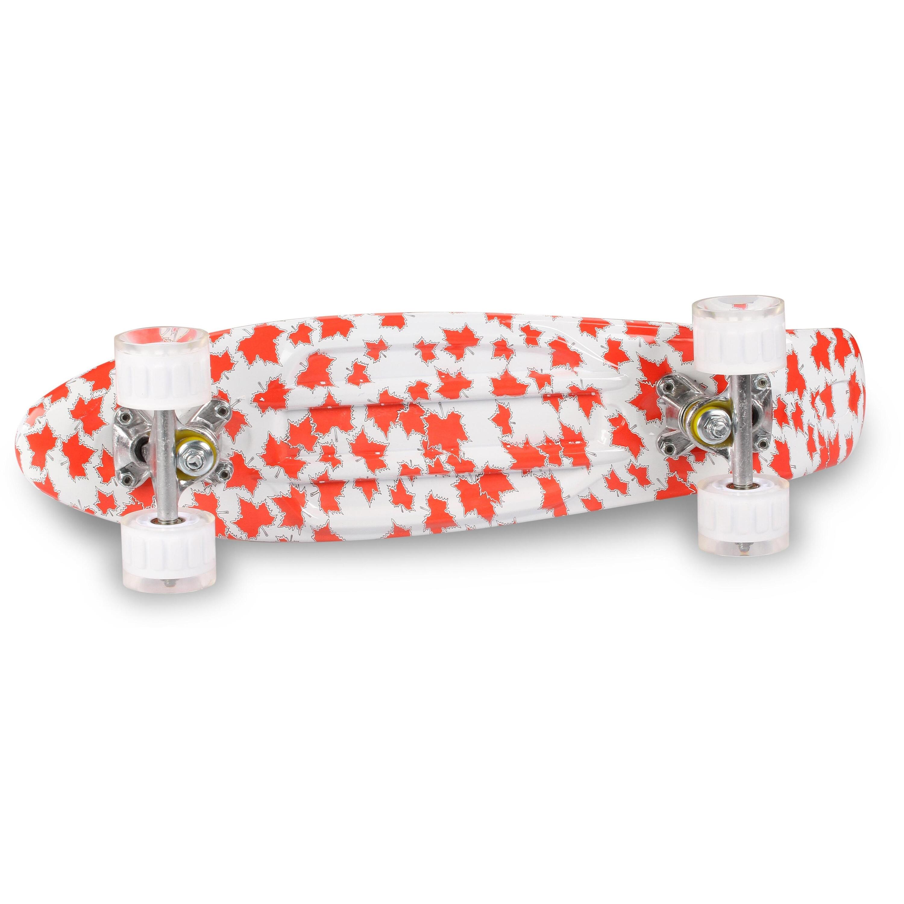 Skateboard Van PU (Cruiser) Kinder FLOWERS INDIGO 56,5*15 cm 2/3