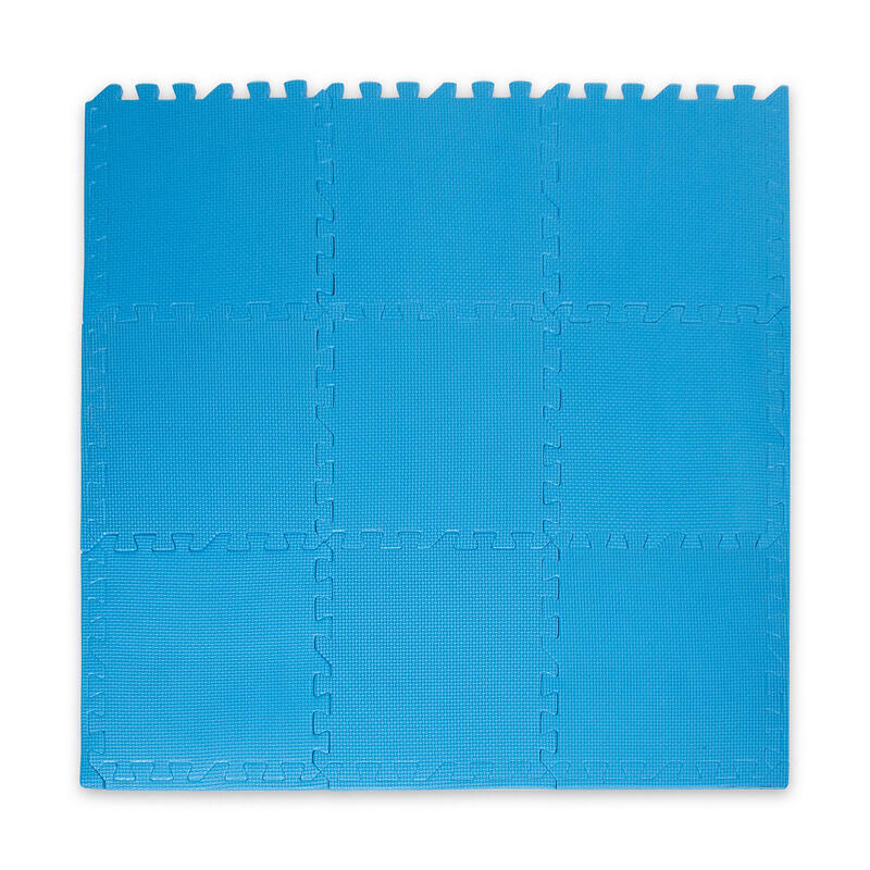 Tapis de Fitness et Exercices Gymnastique Puzzle INDIGO 9 Pièces