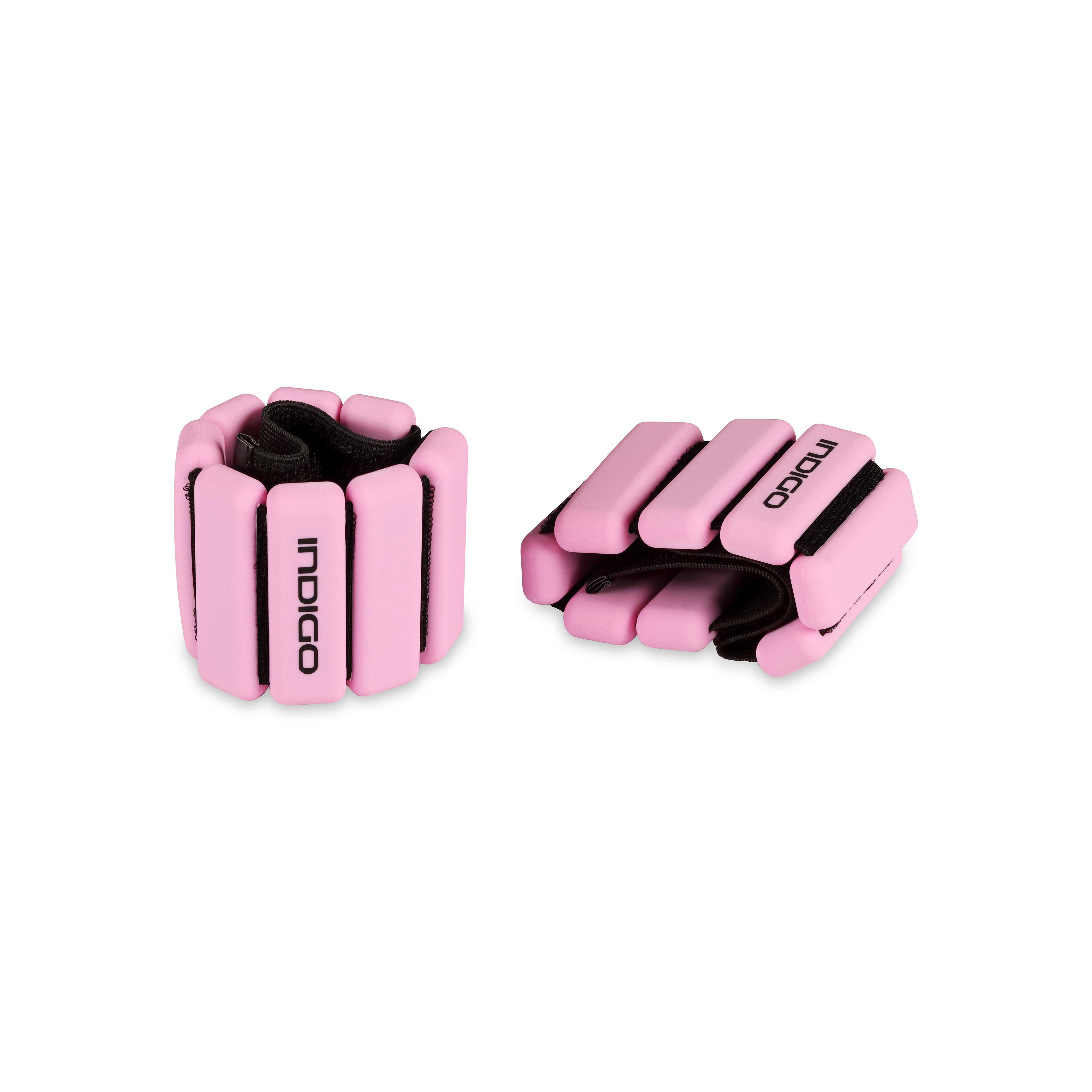 Caneleiras Halteres de Silicone ACTIVE INDIGO 2*0,25 kg Rosa