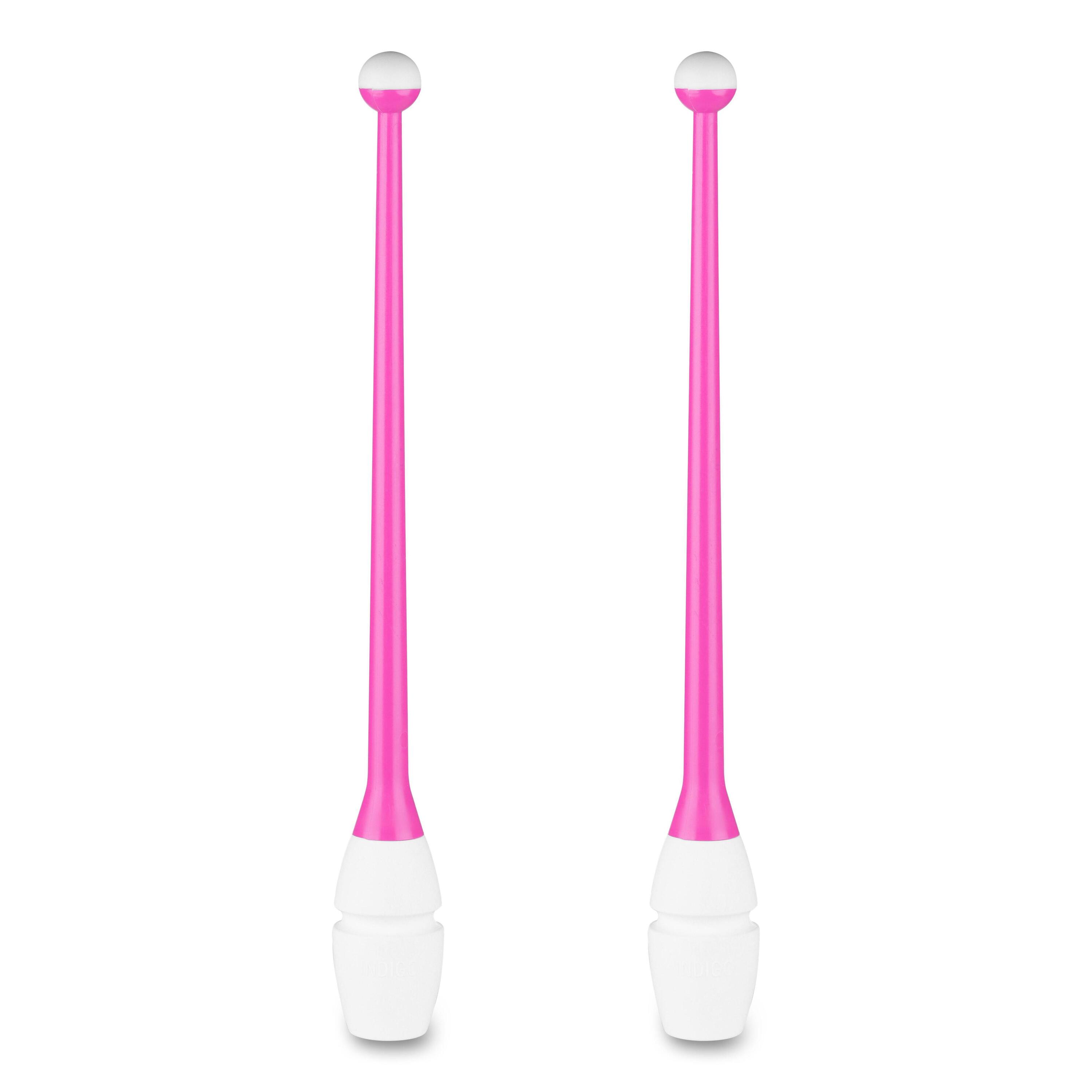 INDIGO SPORTS Mazas Engarzables de Tecnocaucho INDIGO 45cm Rosa- Blanco