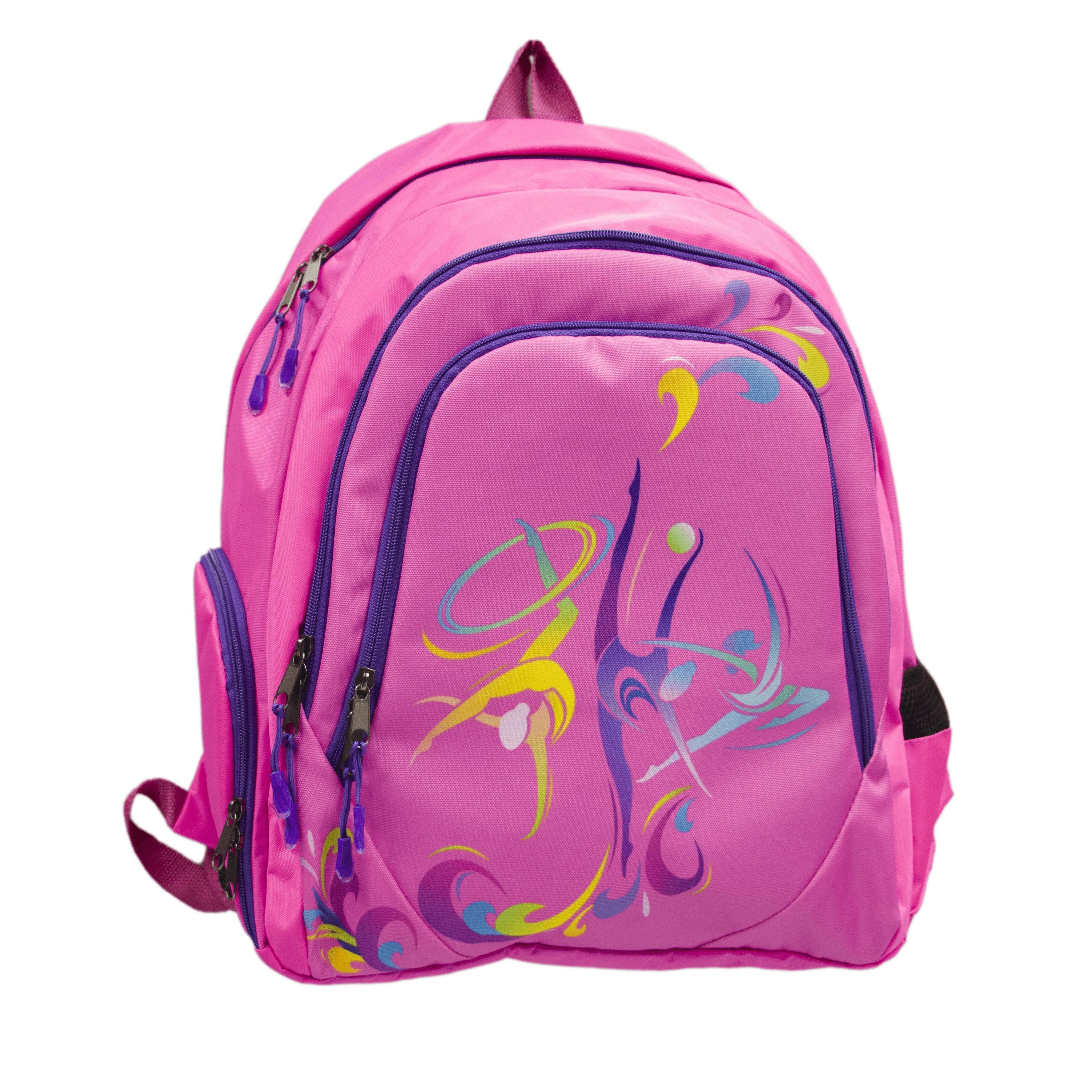 Mochila profissional de ginástica rítmica 28 litros andeor rosa