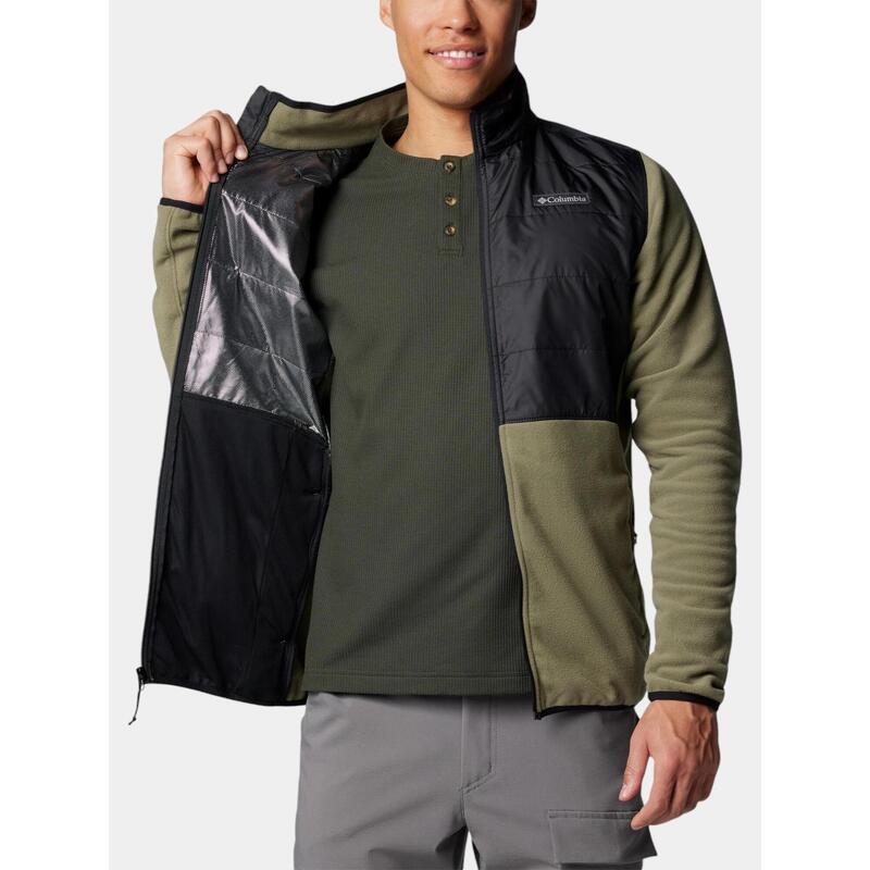 Pulover polar Basin Butte Full Zip Fleece II barbati
