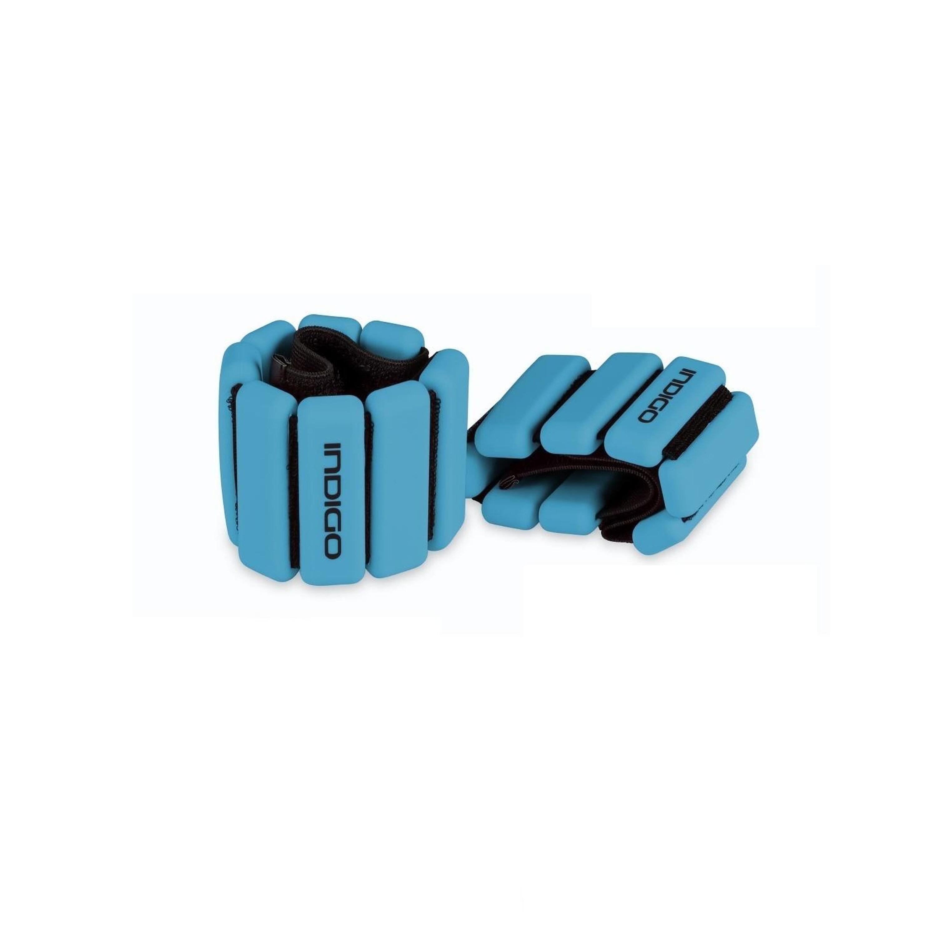 INDIGO SPORTS Caneleiras Halteres de Silicone ACTIVE INDIGO 2*0,25 kg Turquesa