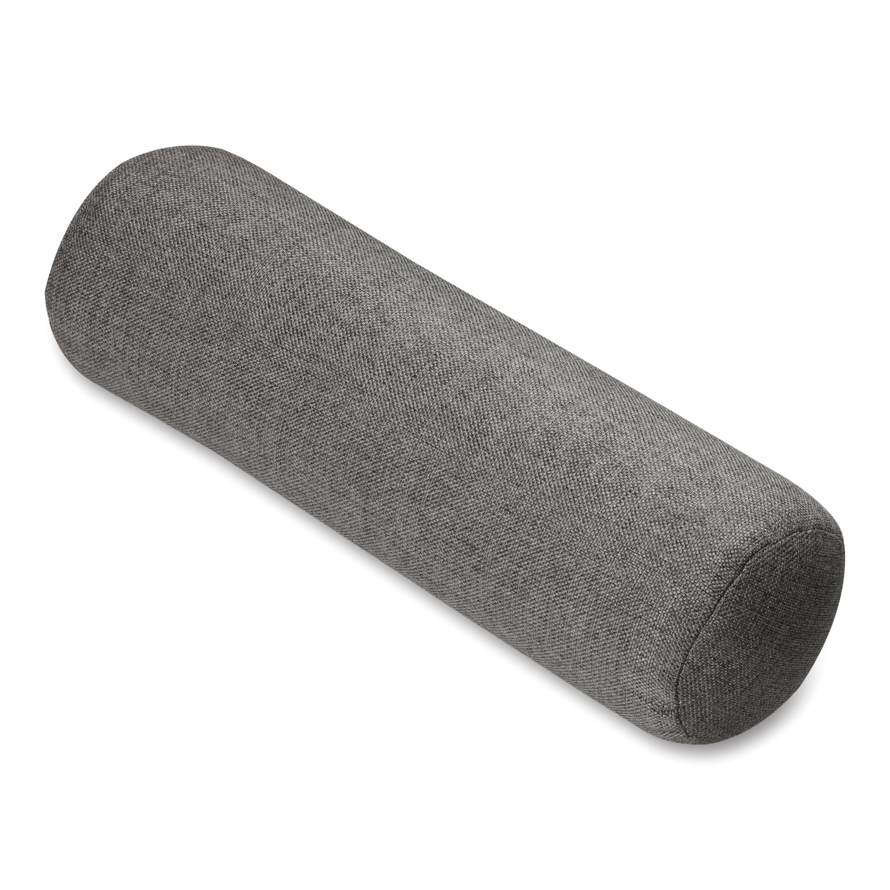 INDIGO SPORTS Rodillo de Tela Relleno para Masaj Muscular y Yoga de INDIGO 34*9 cm Gris