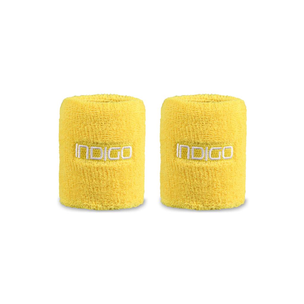INDIGO Terry Cloth Fitness Wristbands 2-Pack