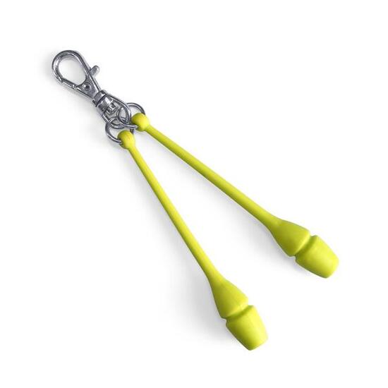 Keulen Schlüsselanhänger Rhythmische Sportgymnastik INDIGO 8 cm