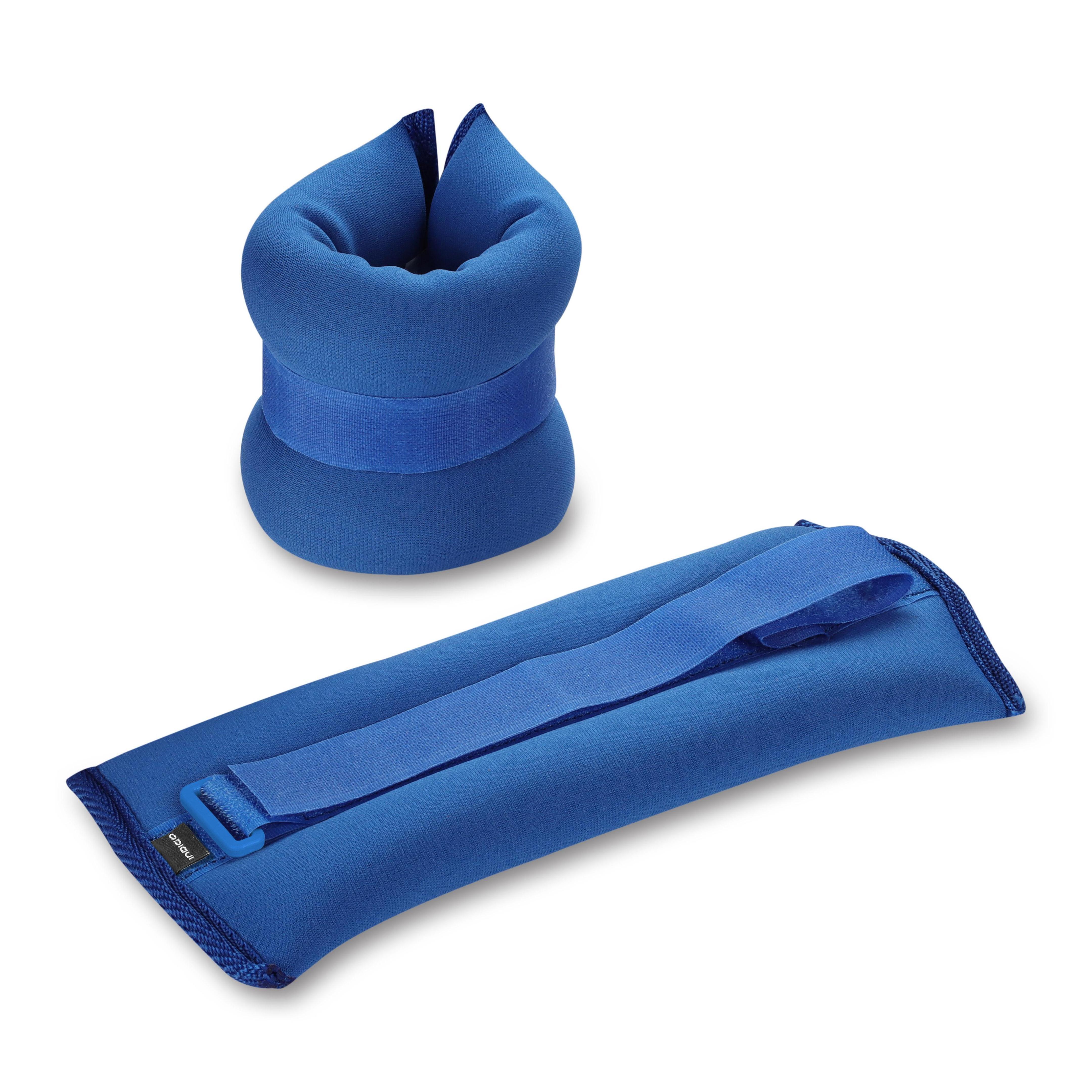Halteres Pesos de Tornozelo e Pulso em Neoprene INDIGO 2*0,5 kg Azul