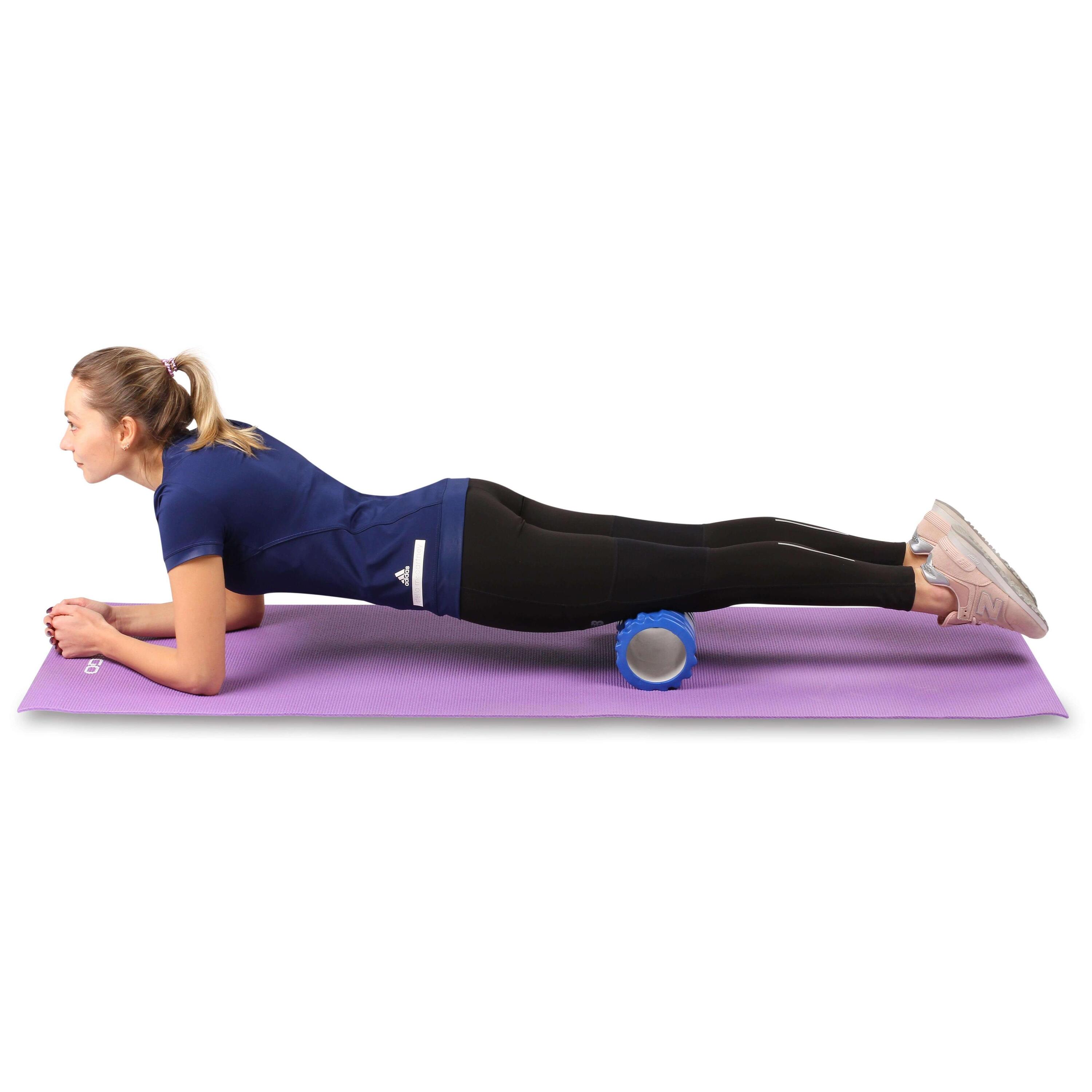 Rodillo de Espuma Foam Roll para Masaje Muscular y Yoga INDIGO 33*14 cm Negro 6/7