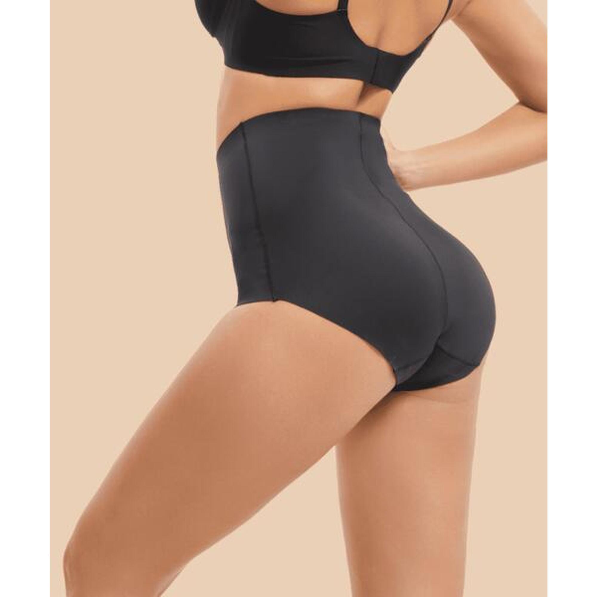 Anaissa - Gaine Push-up Invisible À Taille Haute Avec Découpe Laser Magic - Ceinture Amincissante - Noir - 40 M - Decathlon