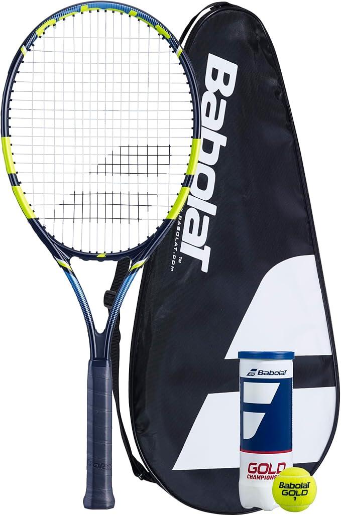 BABOLAT Babolat Voltage Adult Tennis Racket, Cover & 3 Tennis Balls