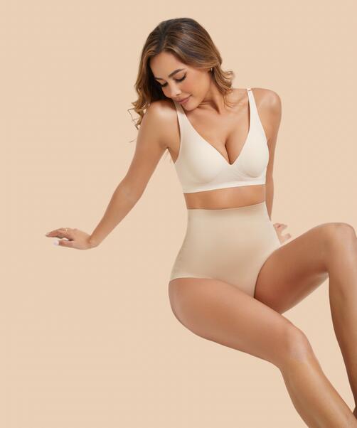 Bainha push-up invisível de cintura alta com corte a laser Magic 2/6