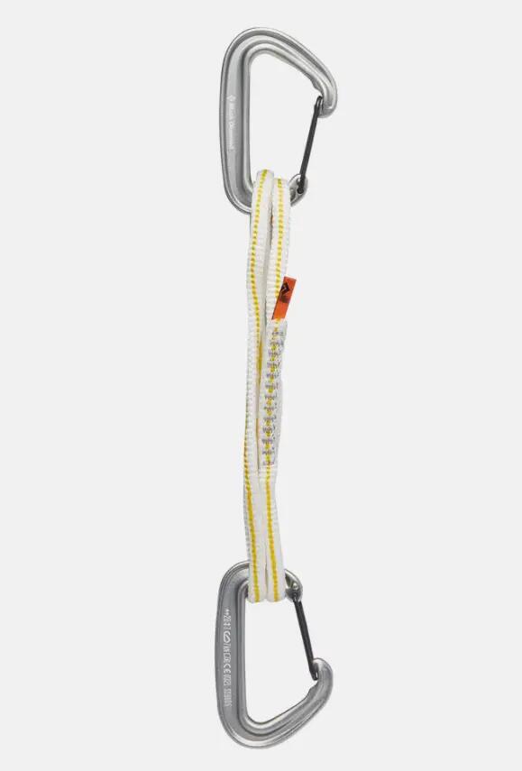Dégaines Black Diamond MiniWire pack 3, sangle Dynex extensible 60 cm HoodWire 2/4