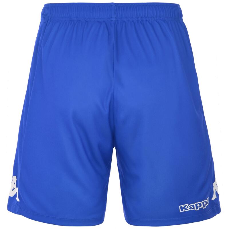 kappa pantaloncini da uomo in poliestere blu da calcio