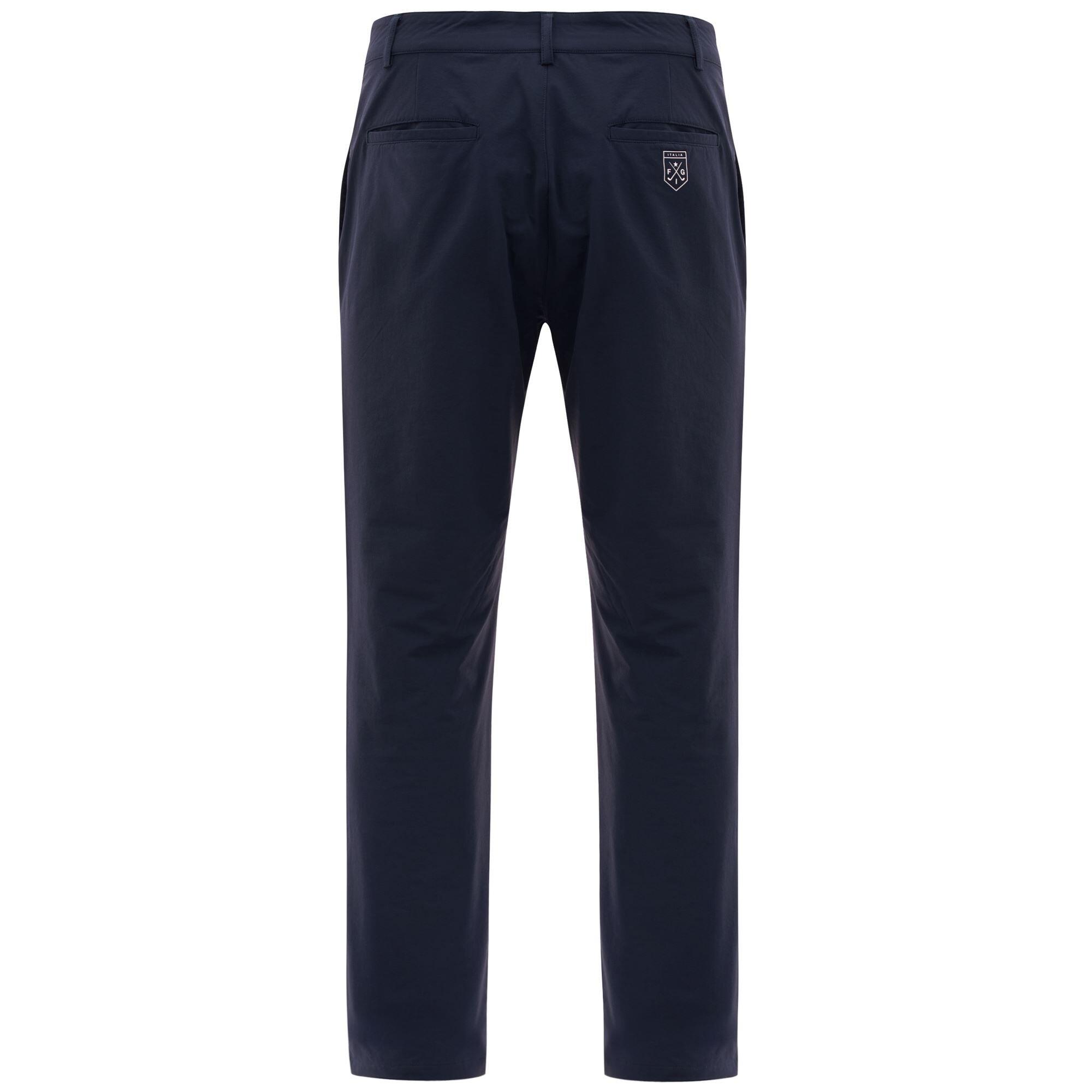 Pantaloni tuta da uomo in nylon blu da golf 3/5
