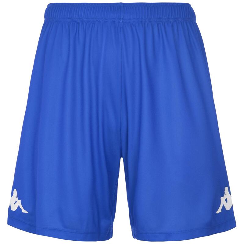 kappa pantaloncini da uomo in poliestere blu da calcio