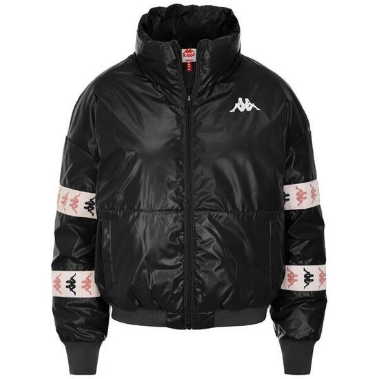 Giubbotto da donna in poliestere nero da sport street