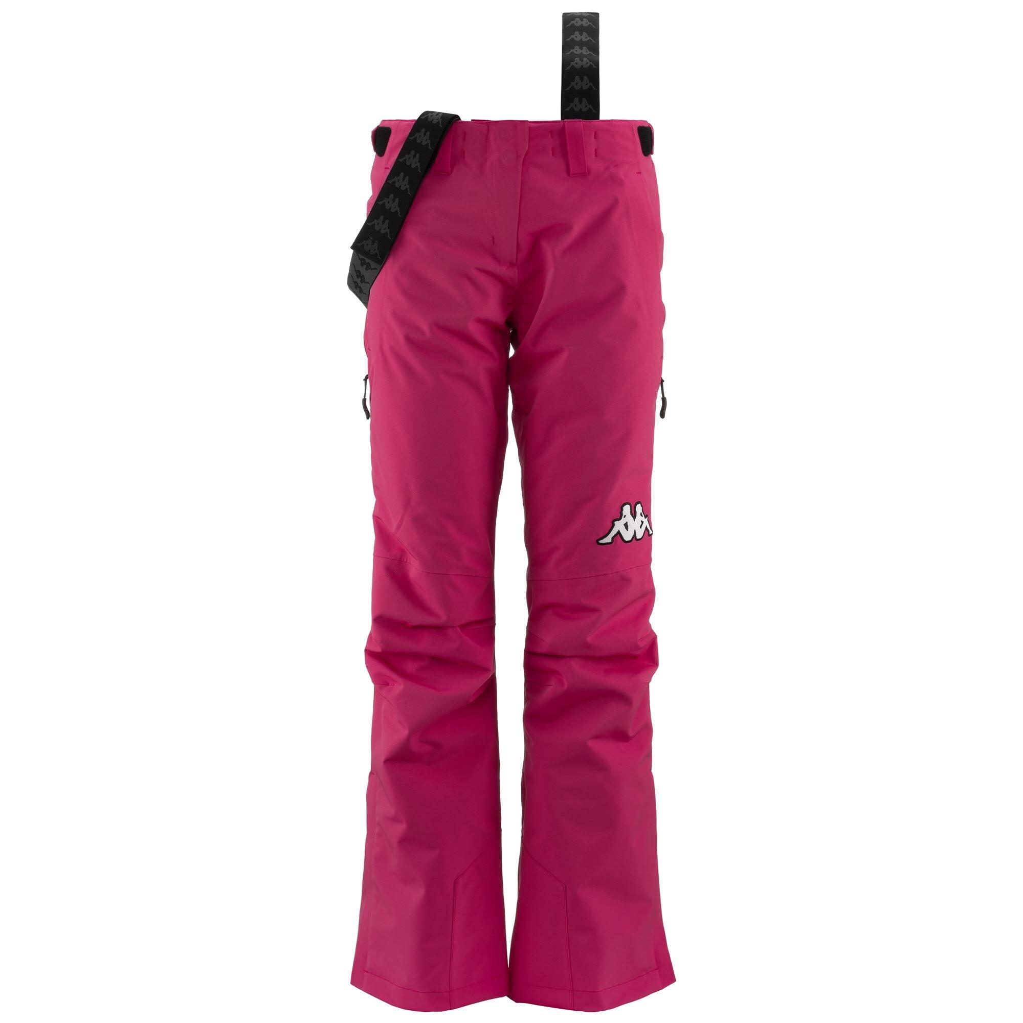 kappa pantaloni da donna in poliestere viola da sci e snowboard KAPPA Decathlon
