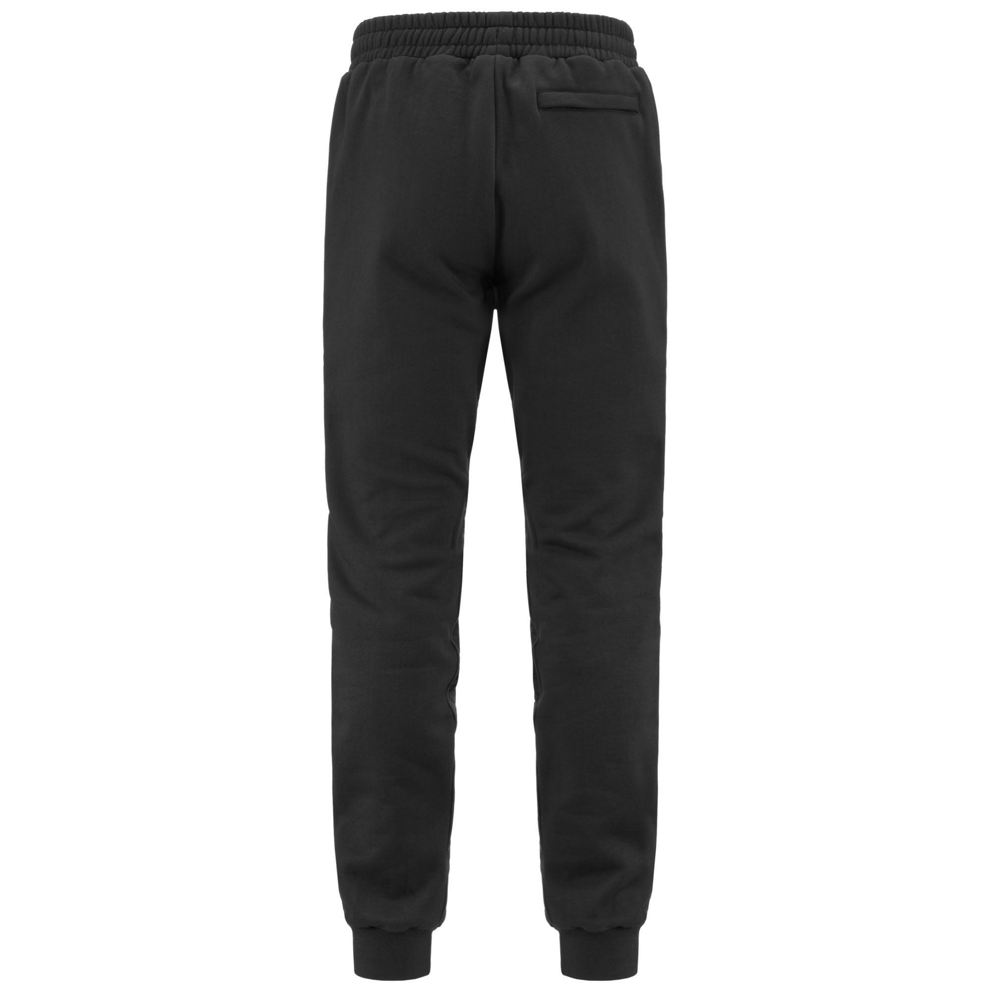 Pantaloni tuta da uomo in cotone grigio da sport street 3/5