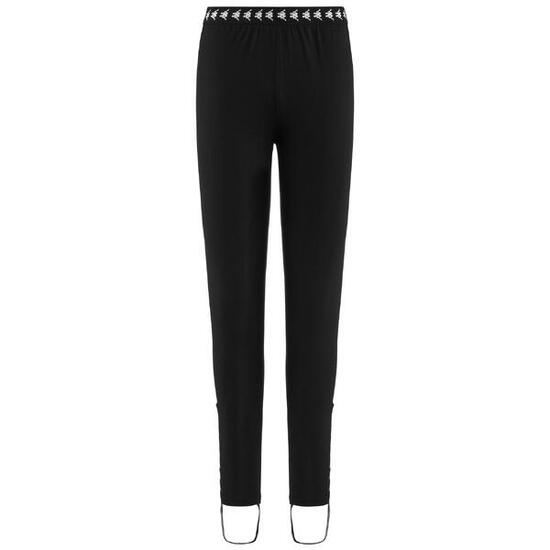 Pantaloni tuta da donna in cotone nero da sport street