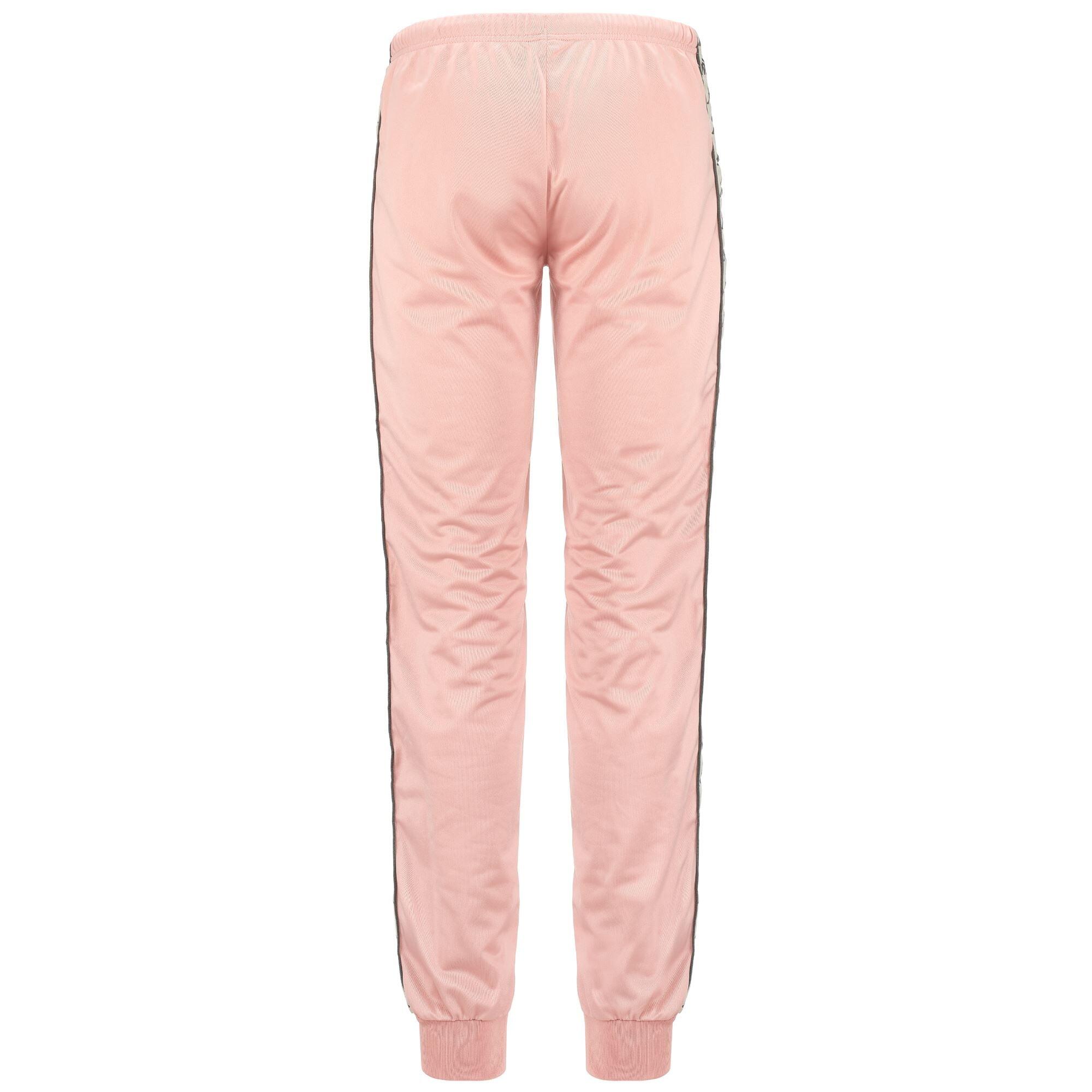 pantaloni da bambina in poliestere rosso da allenamento 3/4