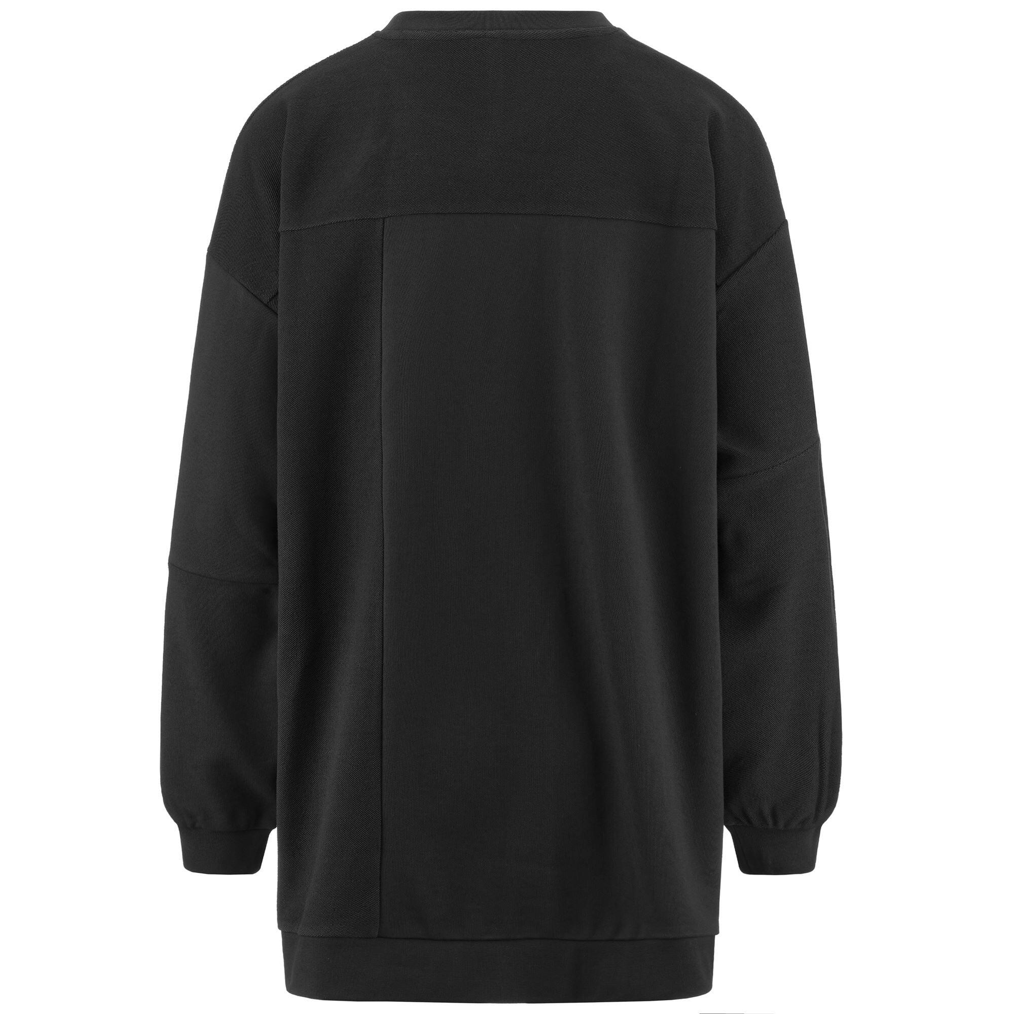 Felpa da donna in cotone grigio da sport street 4/6