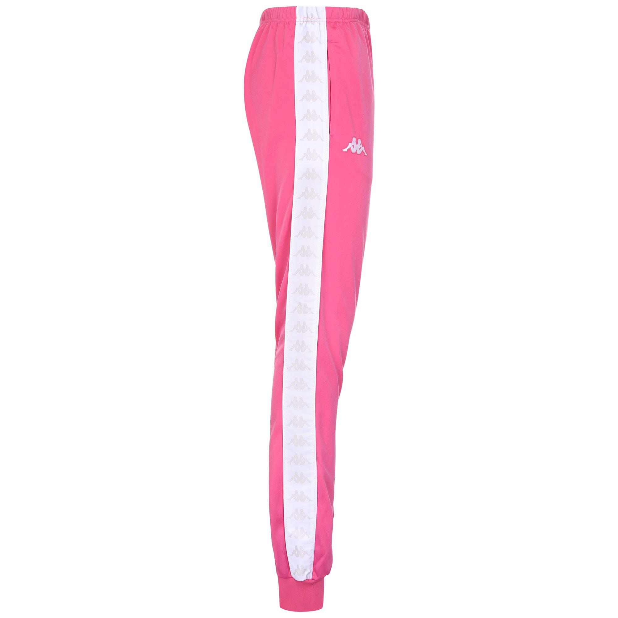 Pantaloni tuta da bambina in poliestere rosso da sport street 2/3