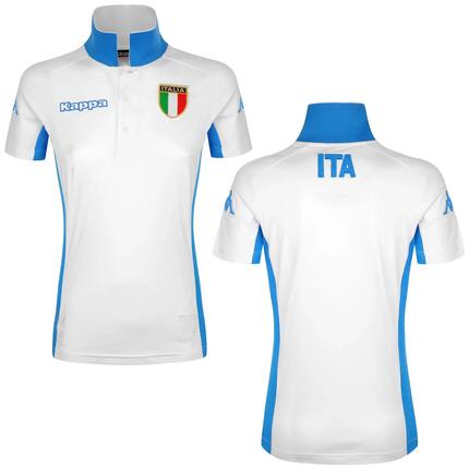 Polo pour femme bleu pour golf