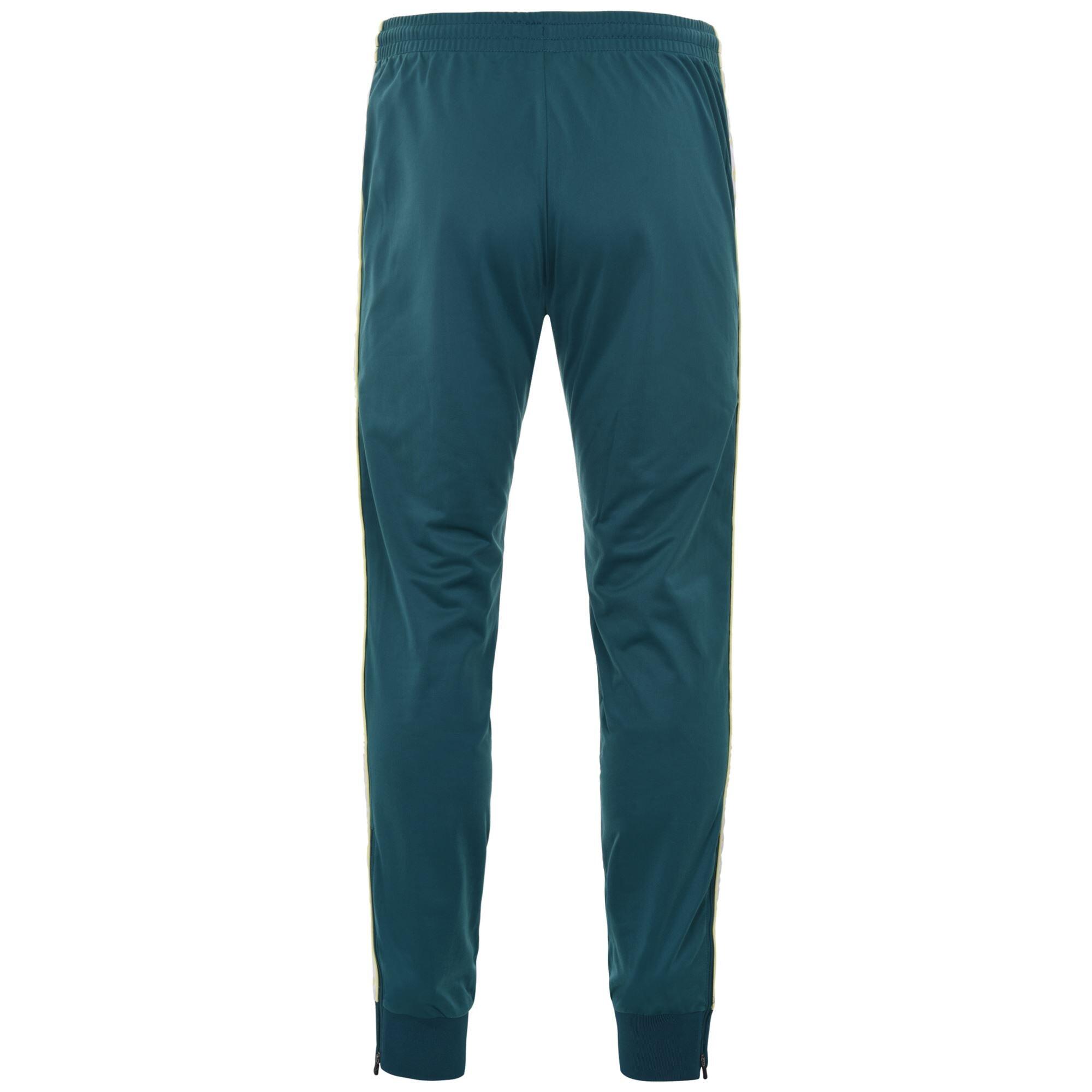 Pantaloni tuta da bambino in poliestere verde da sport street 3/4