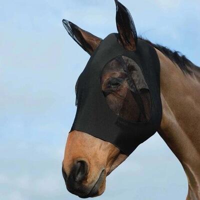 Maschera antimosche elastica per gli occhi e le orecchie del cavallo Weatherbeet