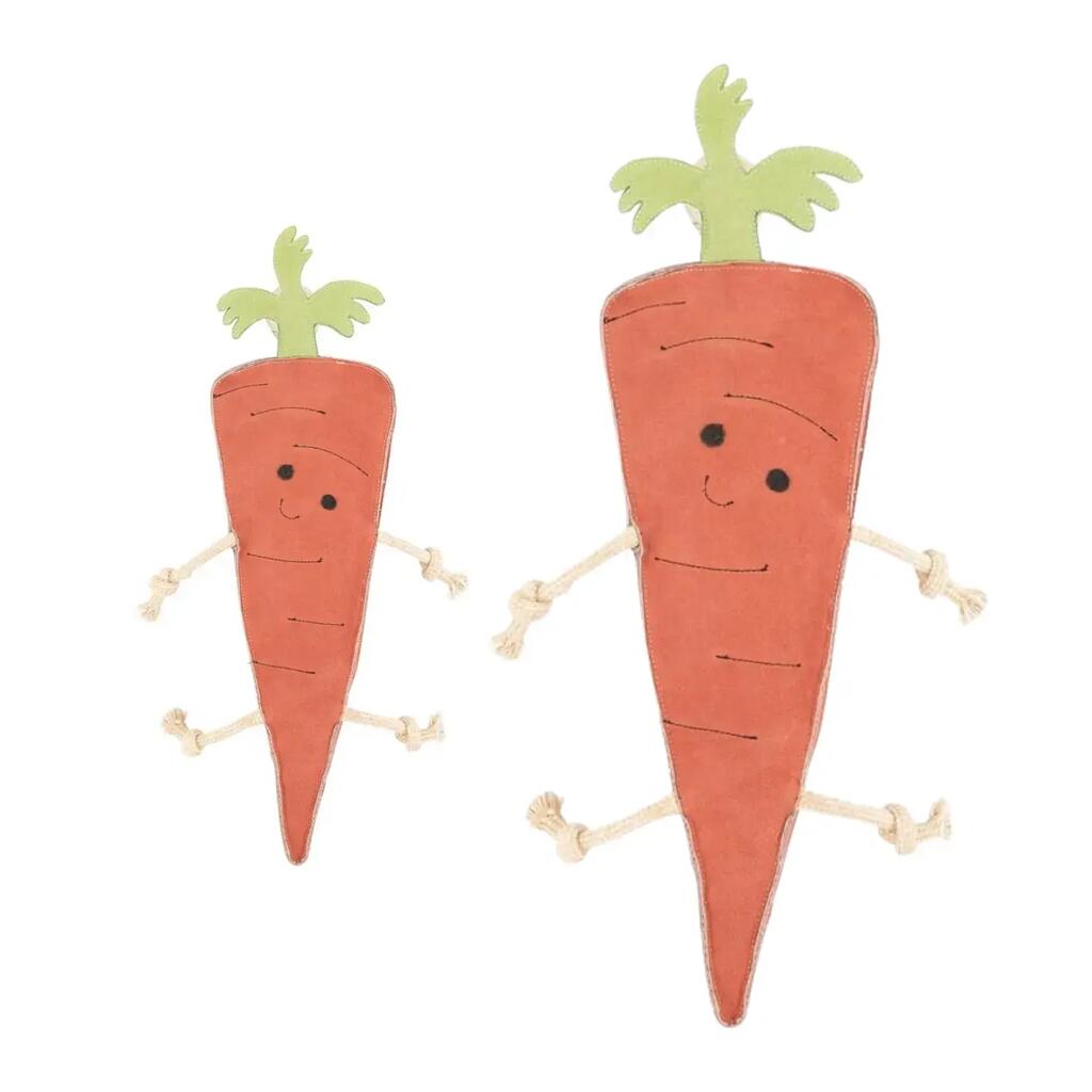 Carrot-shaped leather plush BR Equitation