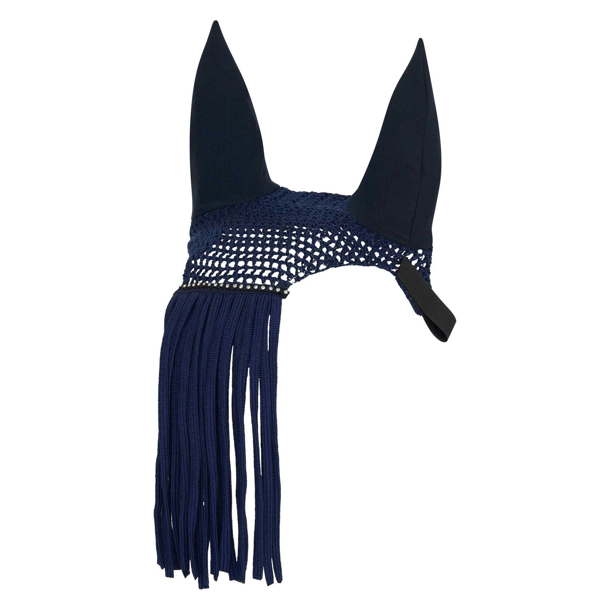 IMPERIAL RIDING Imperial Riding Oornetje Fringes - Navy (Cob)
