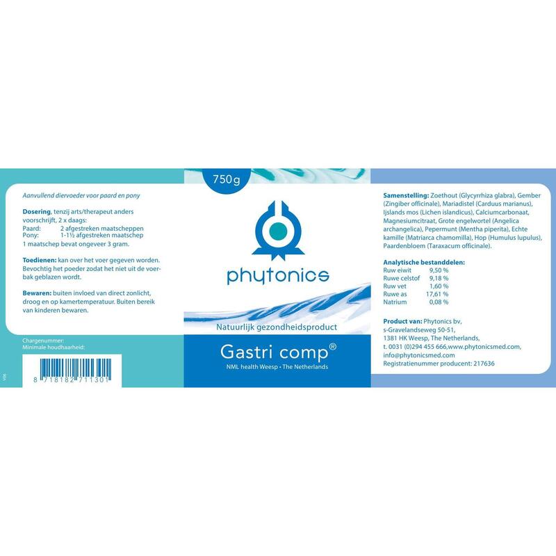 Phytonics Gastri Comp Paard - 750 gram