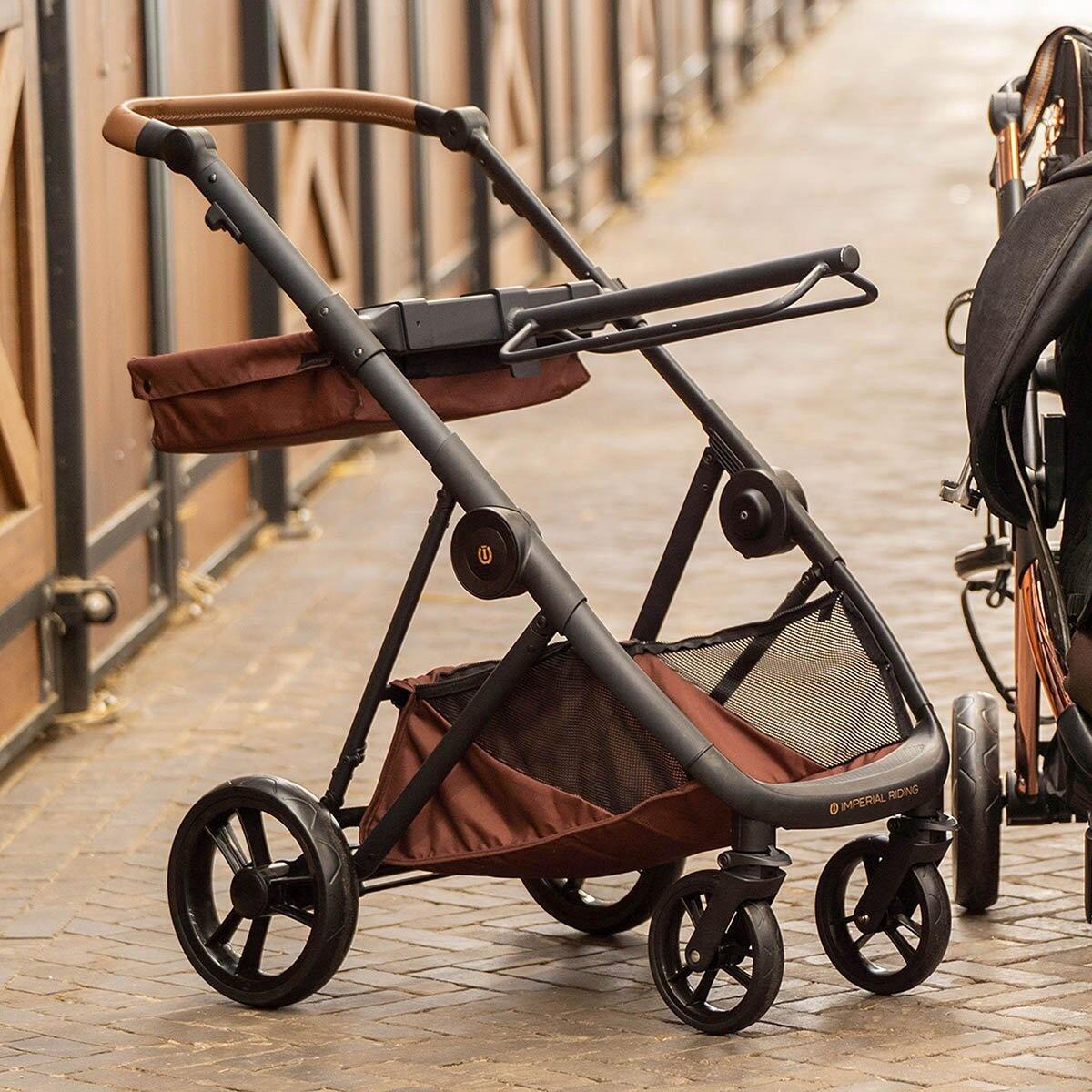 Imperial Riding Zadelkar - Carry Light - Navy-Chocolate 2/3